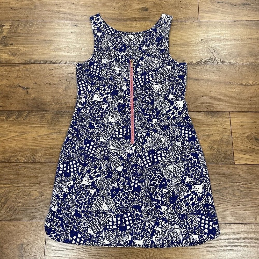 Lilly Pulitzer Blue and White Mini Dress